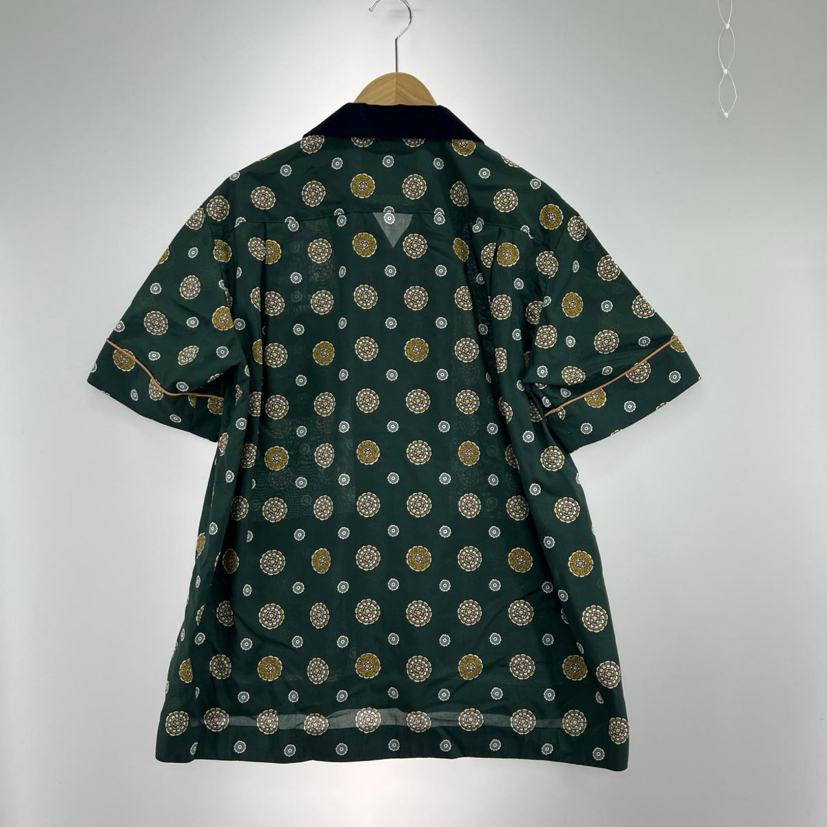 半袖シャツ 21SS Komon Print Shirt 緑 (1) 1 グリーン