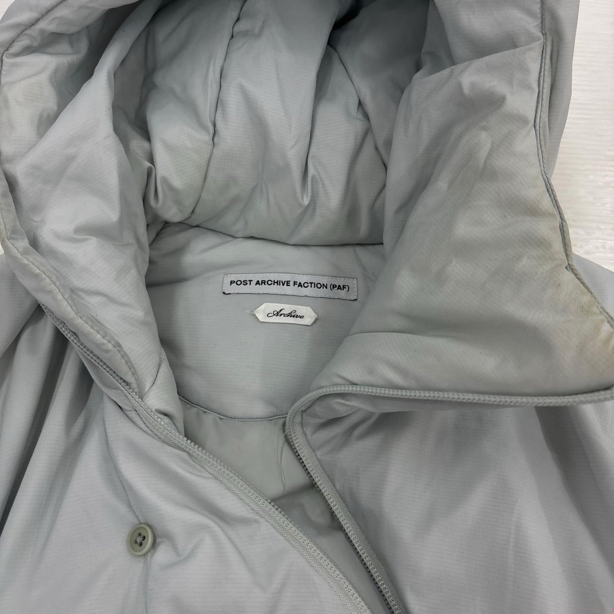 ダウンジャケット POST ARCHIVE FACTION Air Jacket ブルー