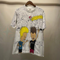 半袖Tシャツ 90s BEAVS AED BUTT-HEAD Tシャツ 1993年 M ホワイト
