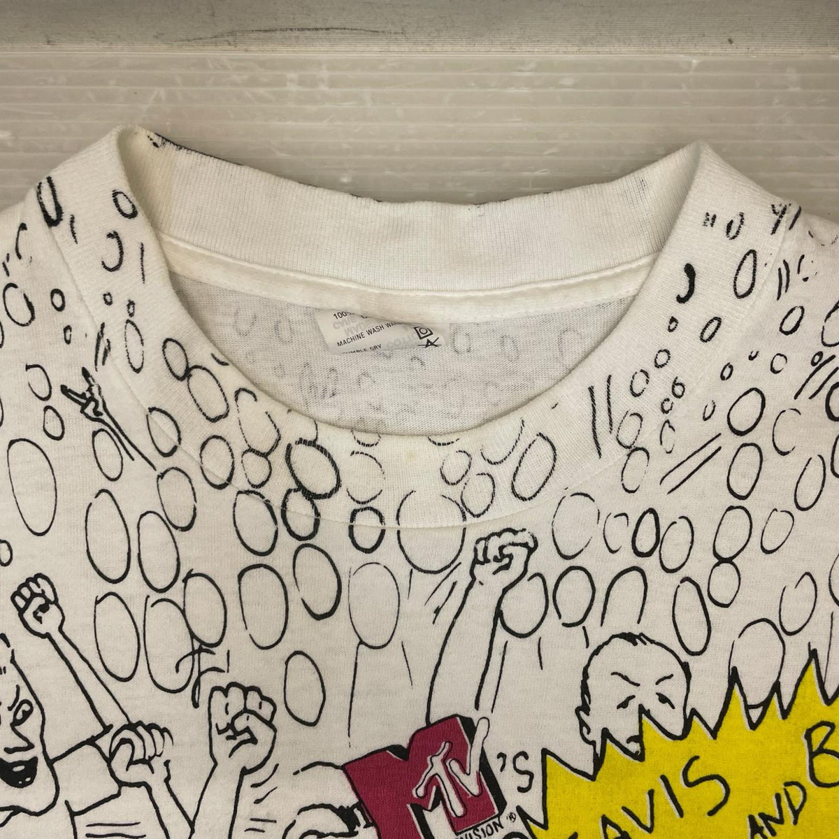 半袖Tシャツ 90s BEAVS AED BUTT-HEAD Tシャツ 1993年 M ホワイト
