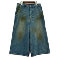 デニムパンツ order 25SS LOOSE DENIM HALF PANTS VINTAGE M ブルー
