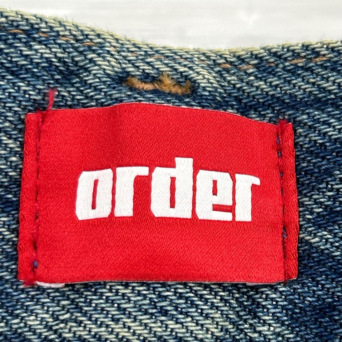 デニムパンツ order 25SS LOOSE DENIM HALF PANTS VINTAGE M ブルー