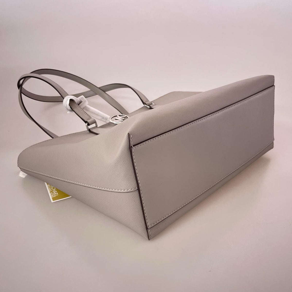 トートバッグ SHEILA レザートートバッグ グレー