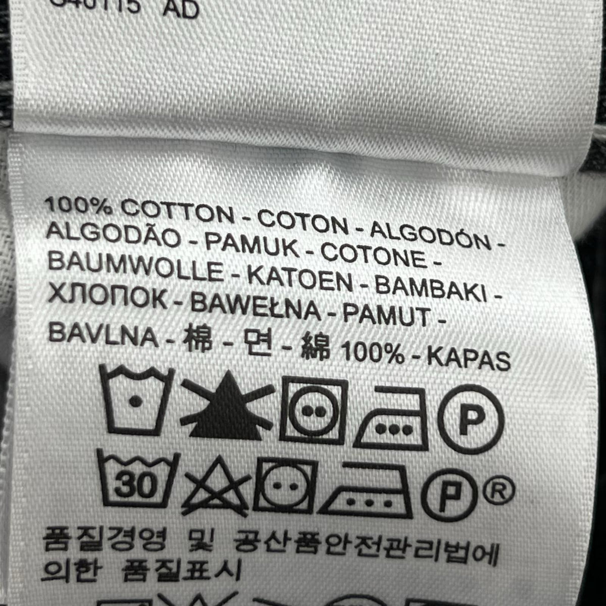 デニムパンツ SILVER TAB ブラックデニム BAGGY W27 27 ブラック