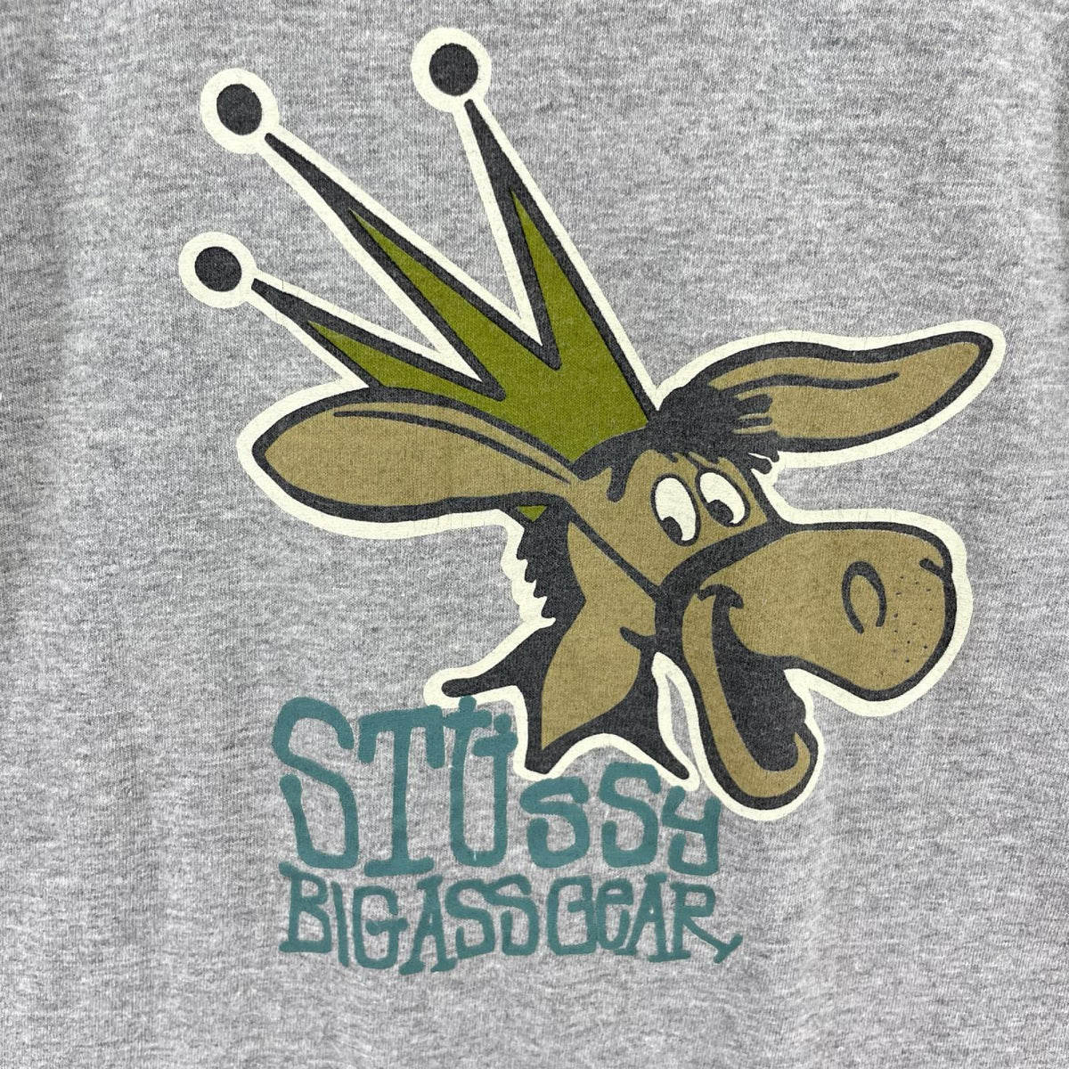 半袖Tシャツ BIG ASS GEAR/グレー S グレー
