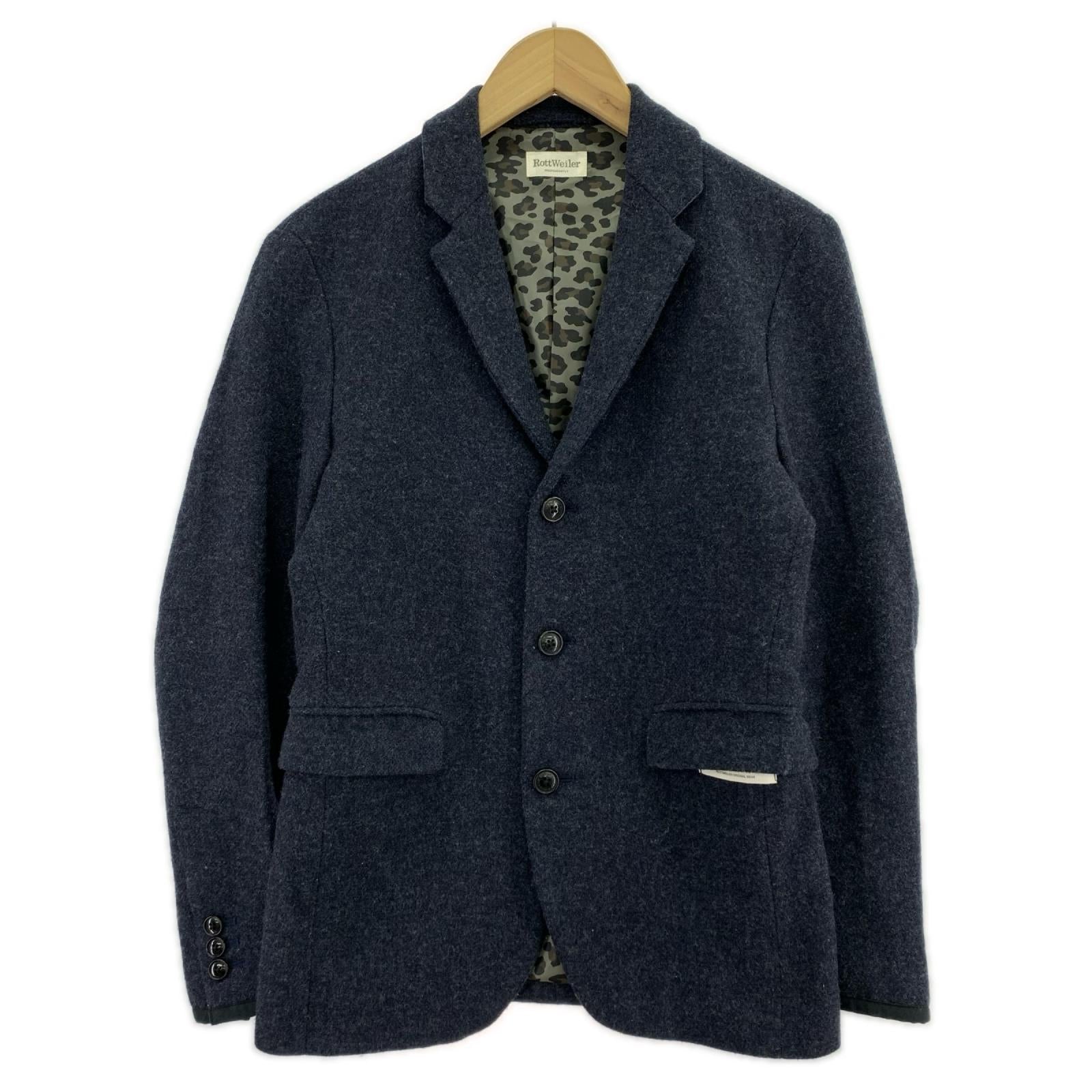 ジャケット ROTTWEILER 13AW WOOL TAILORED JACKET S NVY S ネイビー