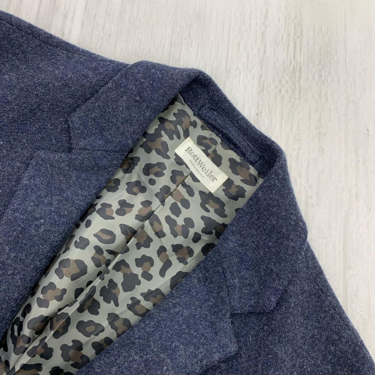 ジャケット ROTTWEILER 13AW WOOL TAILORED JACKET S NVY S ネイビー