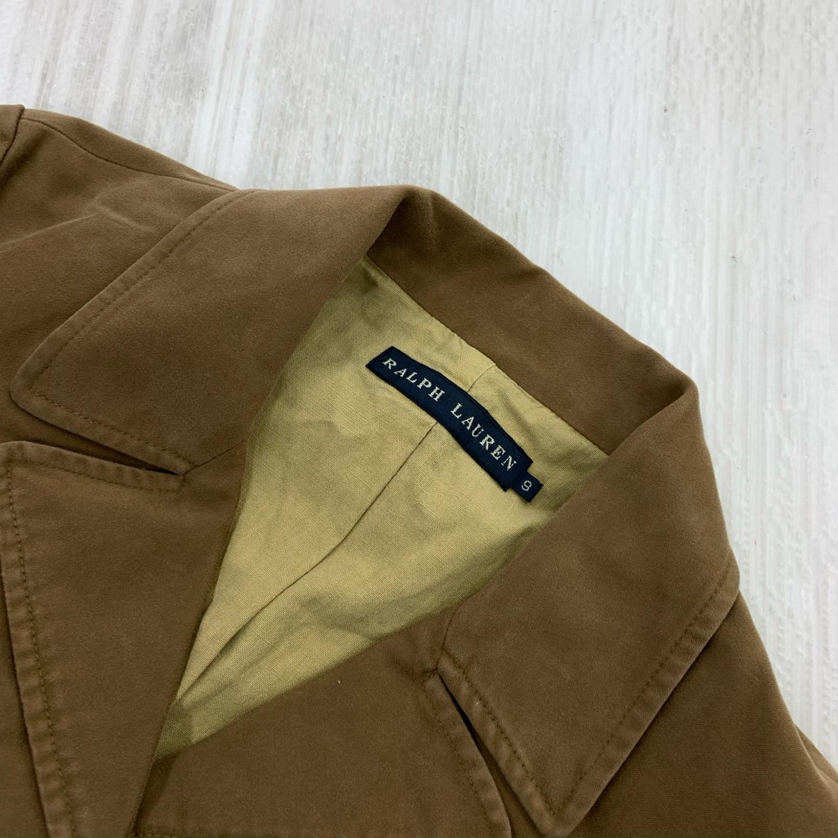 ジャケット RALPH LAUREN mole skin jacket 9 BRW ブラウン