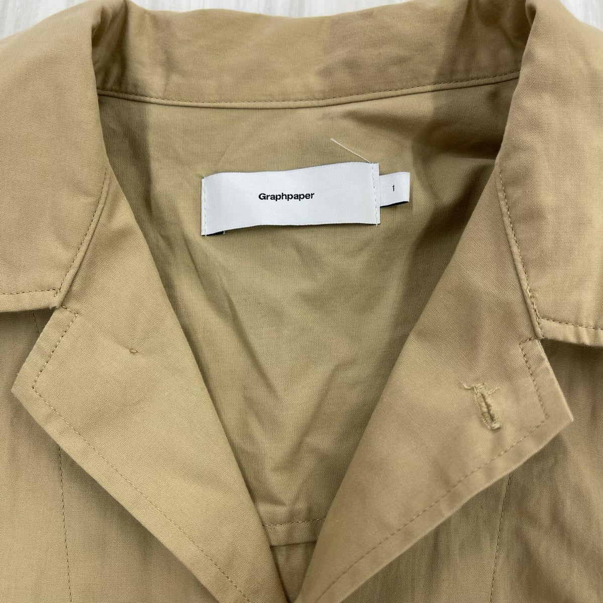 長袖Tシャツ STEVENSONS MILITARY 長袖シャツ ベージュ