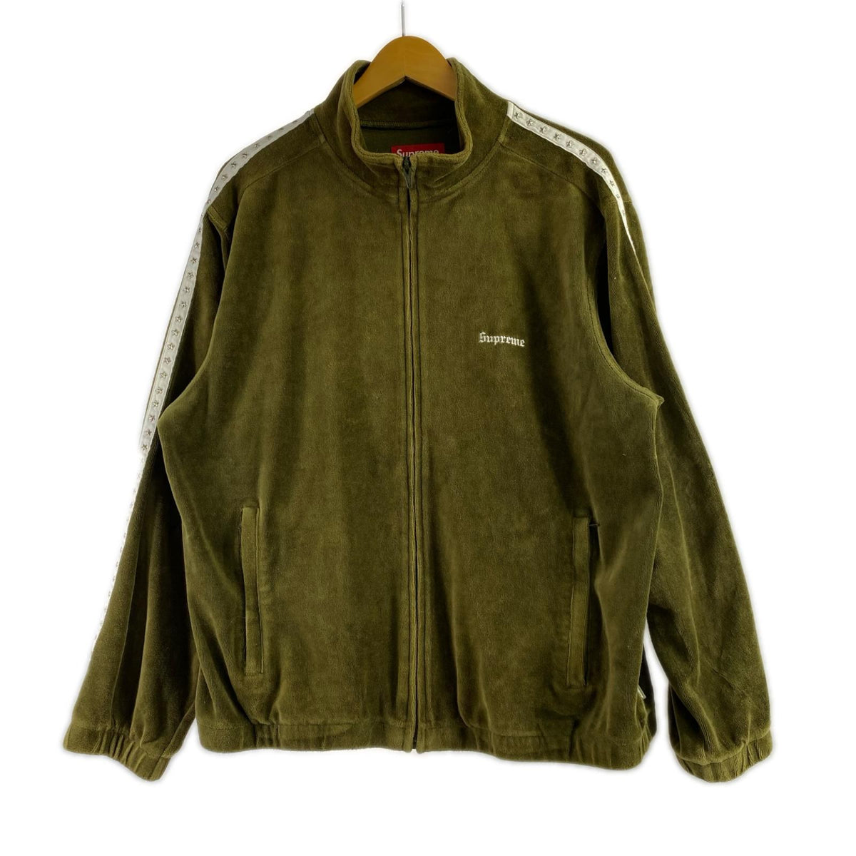 ジャケット 22AW Studded Velour Jacket (M) カーキ M グリーン
