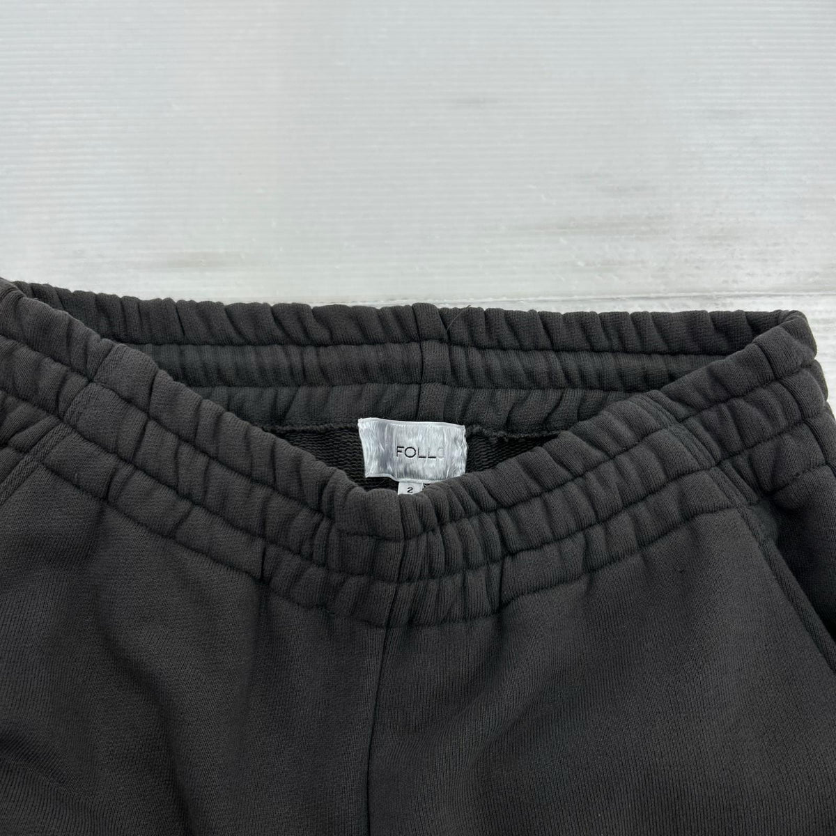パンツ FOLL/ramie oxford wardrobe trouser/AX24 2 グレー