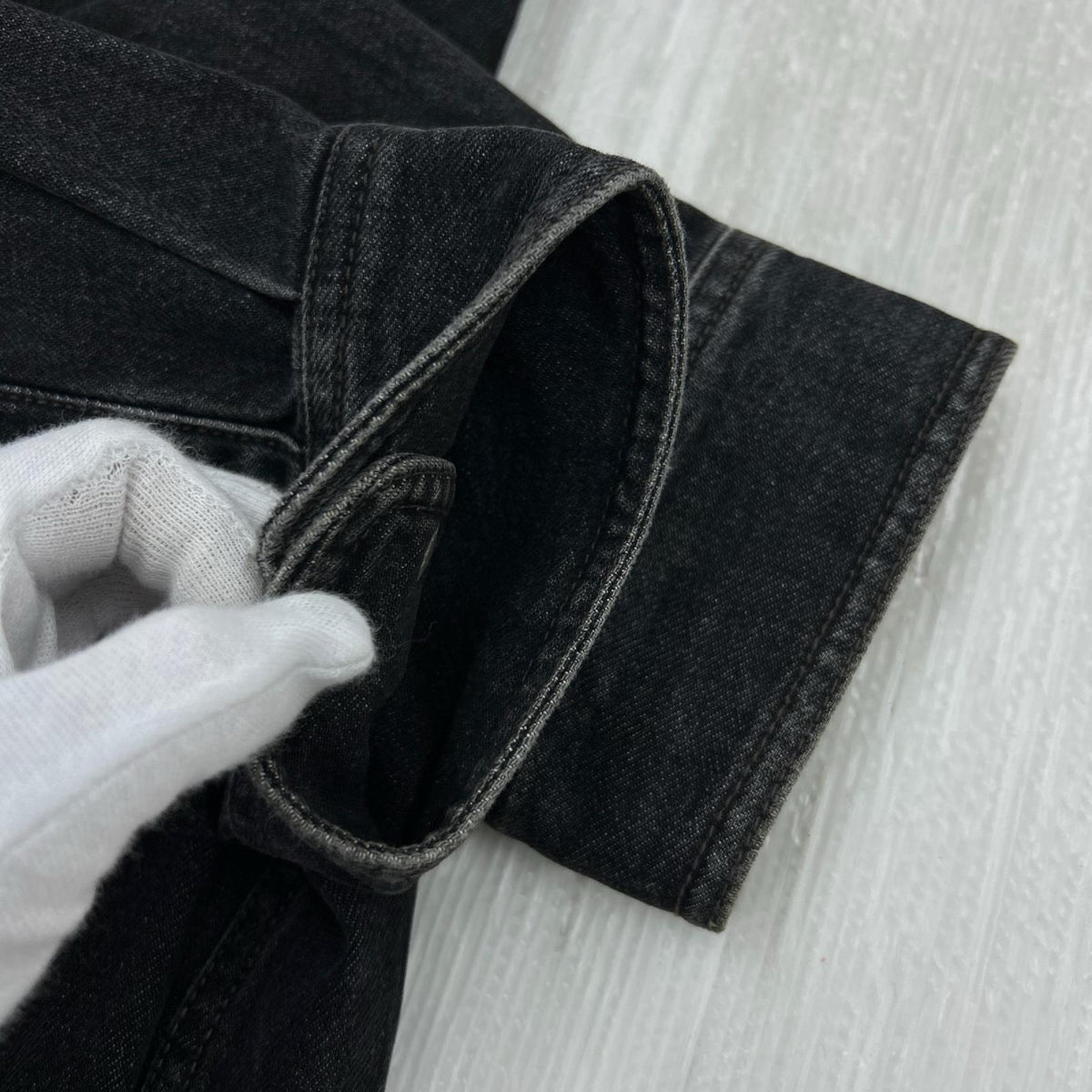 長袖シャツ Moonface chest pocket shirt L L ブラック