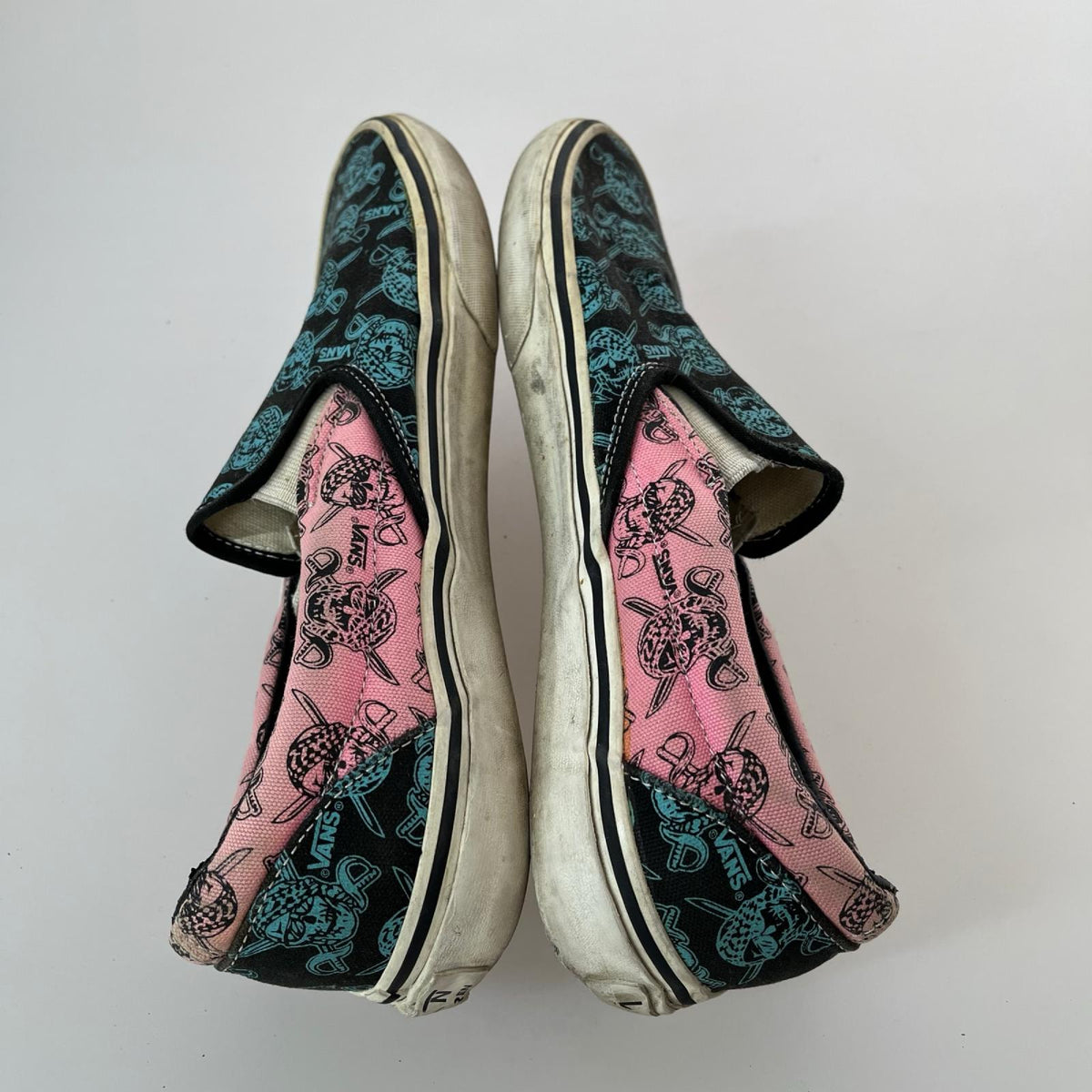 スニーカー 80s VAN DOREN スカルパイレーツ US9.5 27.5cm (US9 1/2 UK9 EU45)
