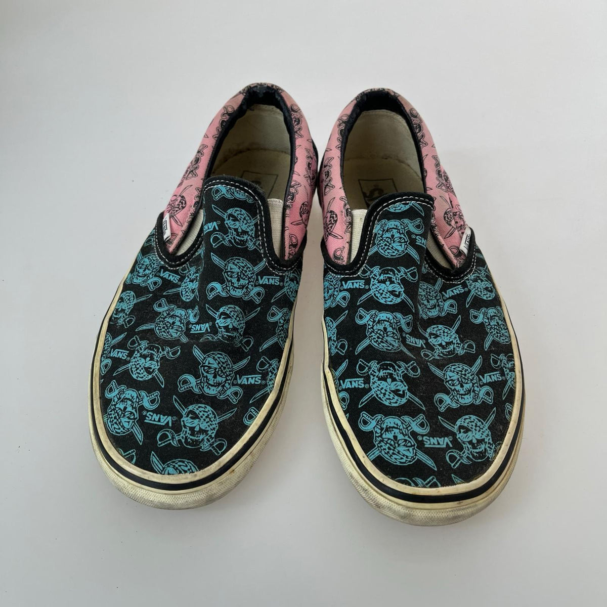 スニーカー 80s VAN DOREN スカルパイレーツ US9.5 27.5cm (US9 1/2 UK9 EU45)