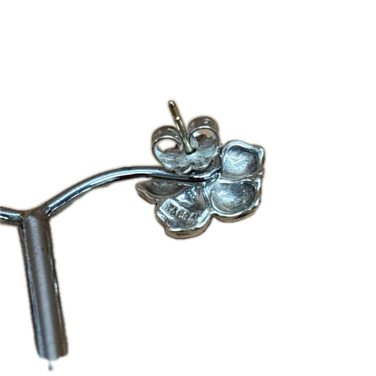花 パール ピアス シルバー925
