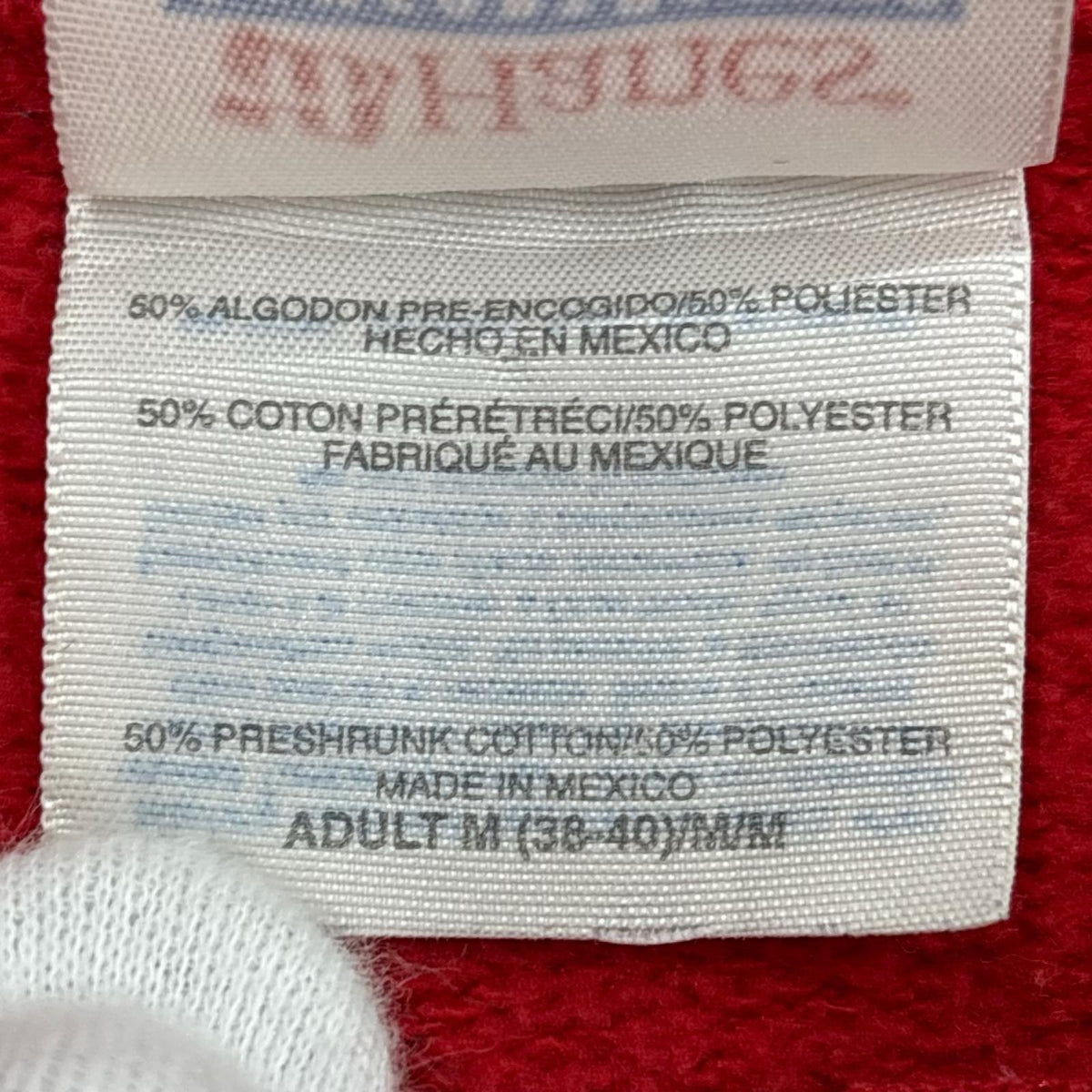 スウェット Hanes レッド M M レッド