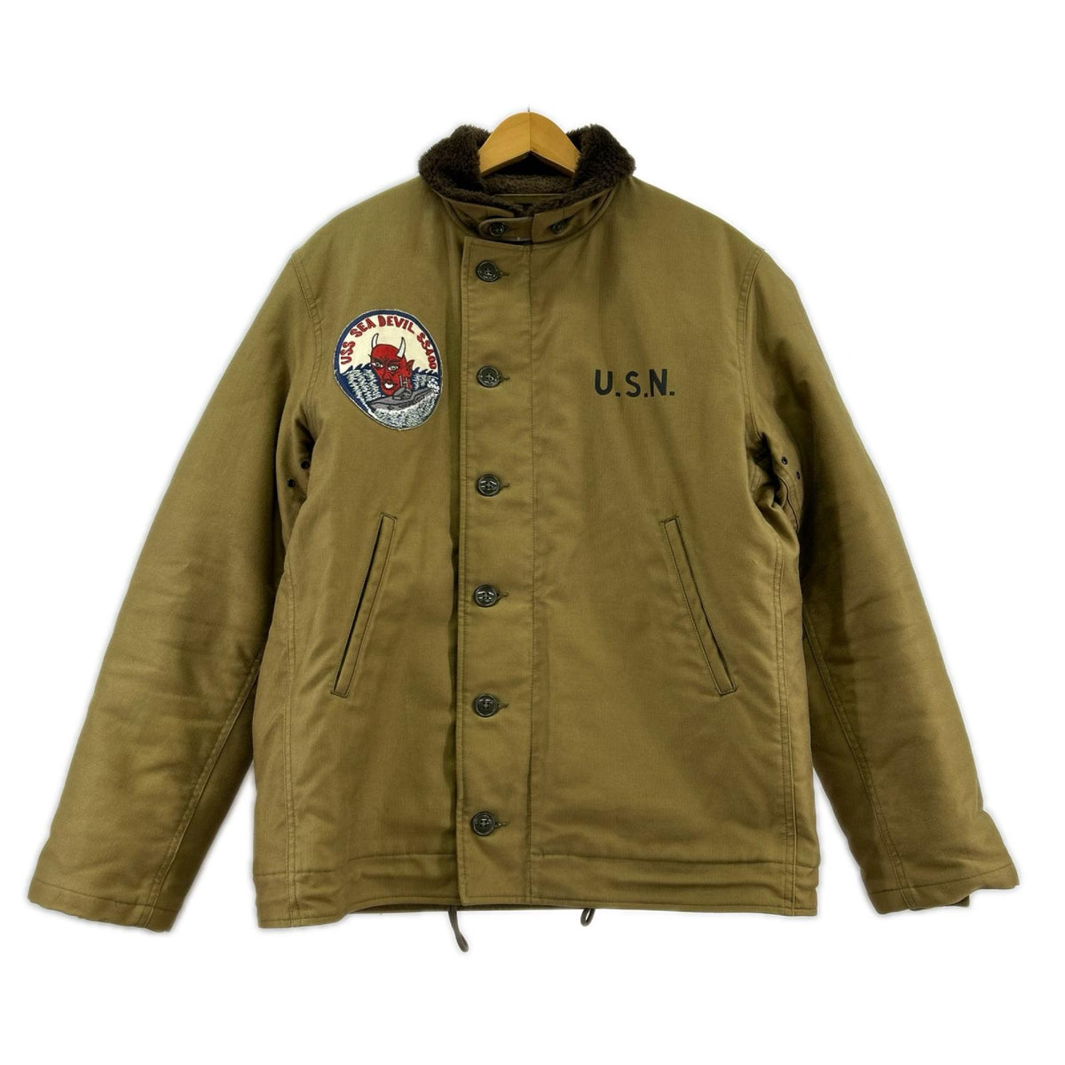 ジャケット REAL McCOY’S N-1 DECK JACKET NXsx88197 カーキ (40) 40 カーキ