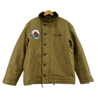 ジャケット REAL McCOY’S N-1 DECK JACKET NXsx88197 カーキ (40) 40 カーキ