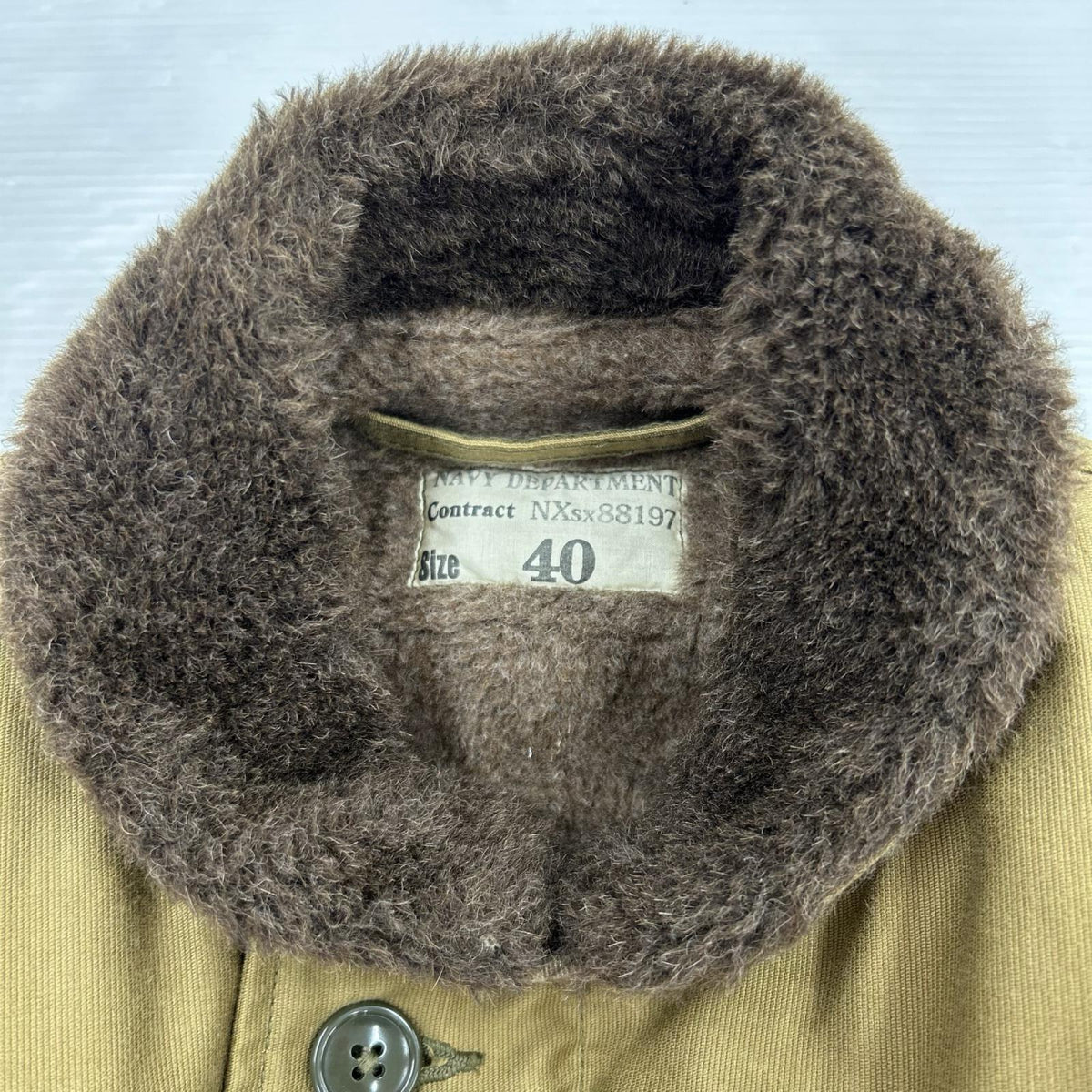 ジャケット REAL McCOY’S N-1 DECK JACKET NXsx88197 カーキ (40) 40 カーキ