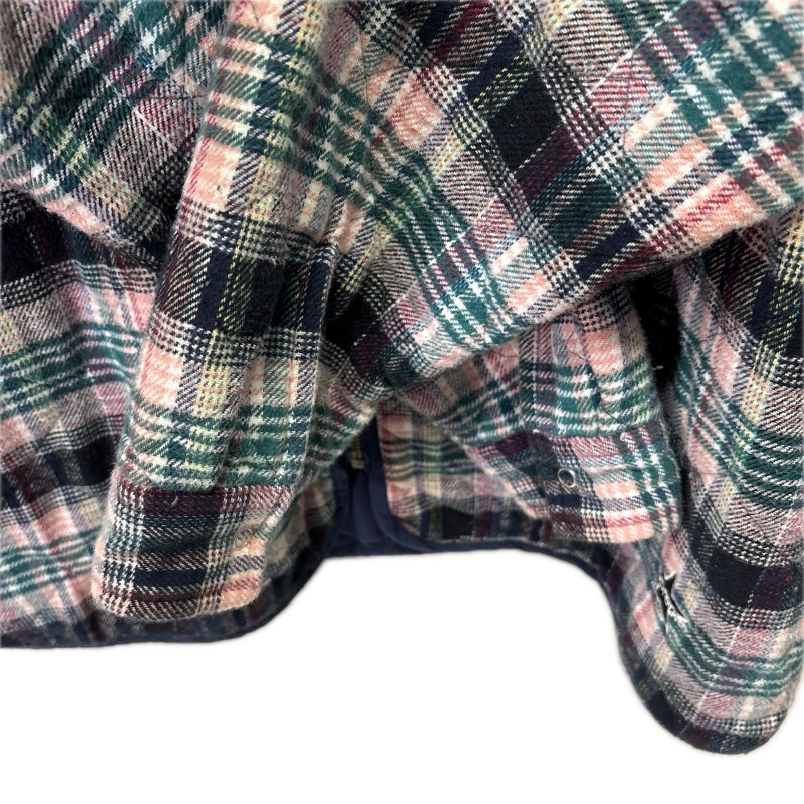 ナイロンジャケット 19FW/Quikted Plaid Zip Up Shirt L マルチカラー