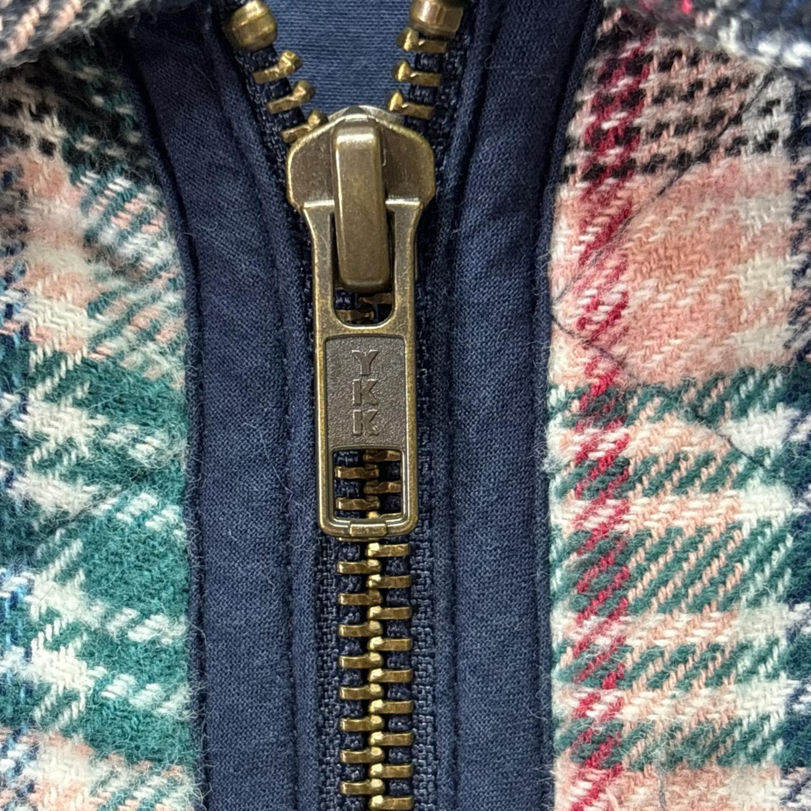 ナイロンジャケット 19FW/Quikted Plaid Zip Up Shirt L マルチカラー