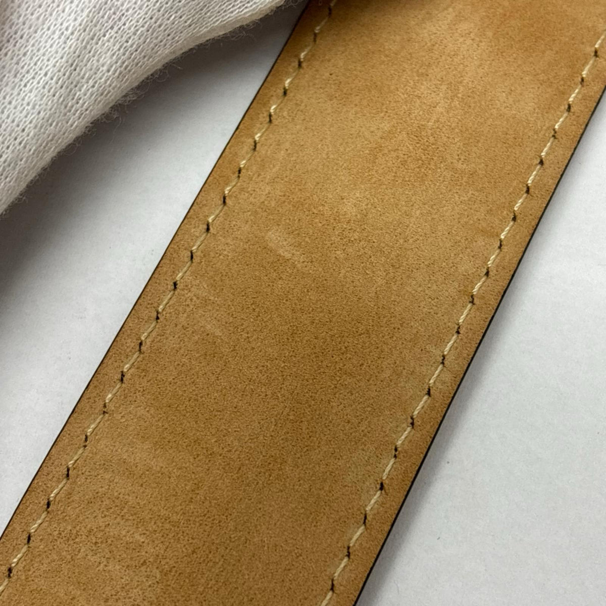 LOEWE/スラップブレスレット オレンジ レザー