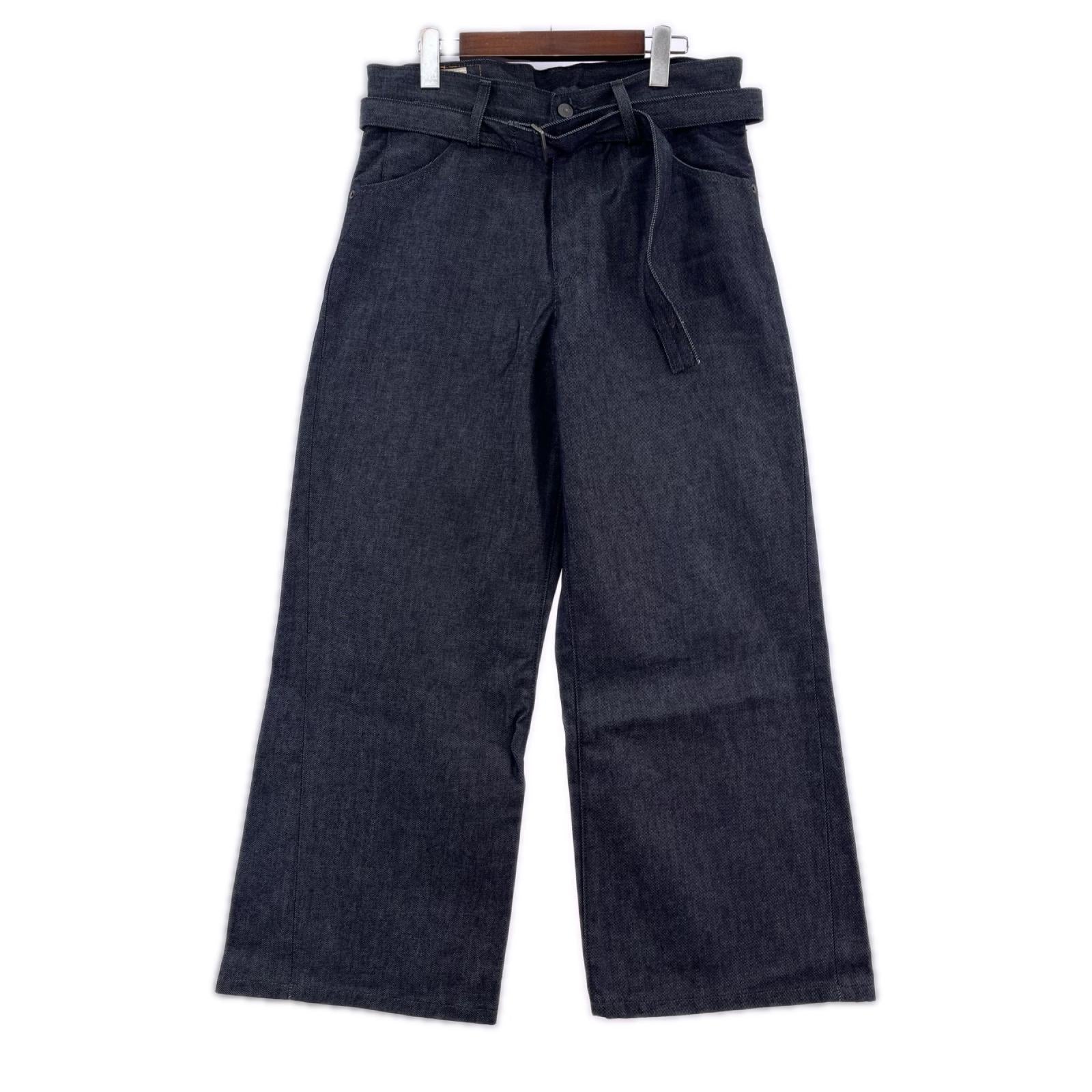 デニムパンツ EDIFICE別注 BAGGY TWISTED BELTED DENIM -30