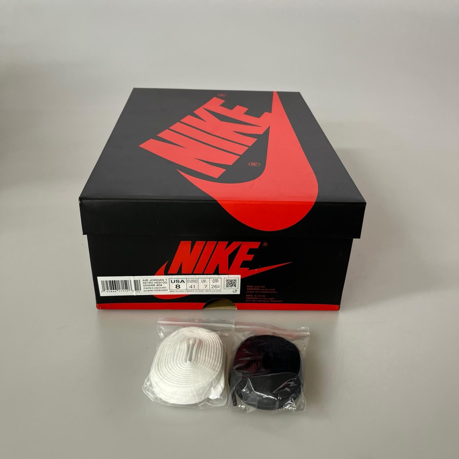 スニーカー AIR JORDAN 1 DARK MARINA BLUE US8 26cm (US8 UK7 1/2 EU42)