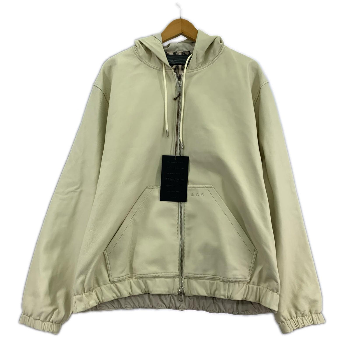 レザージャケット L2402 Leather Hooded Jakcet (M) M
