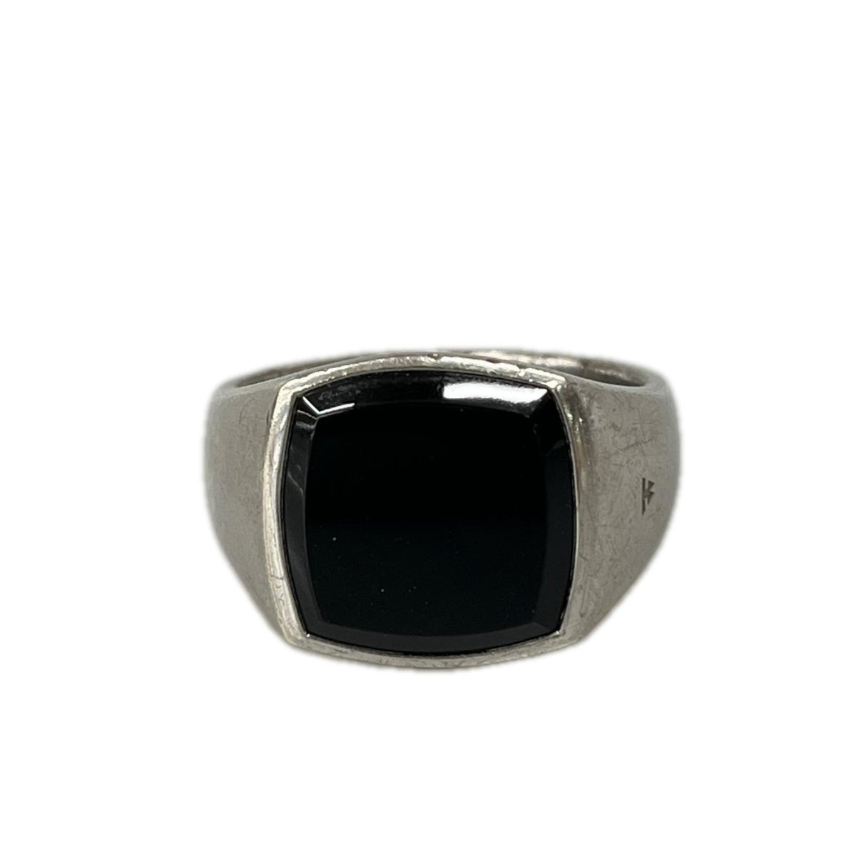 リング・指輪 Cushion Black Onyx 64 シルバー