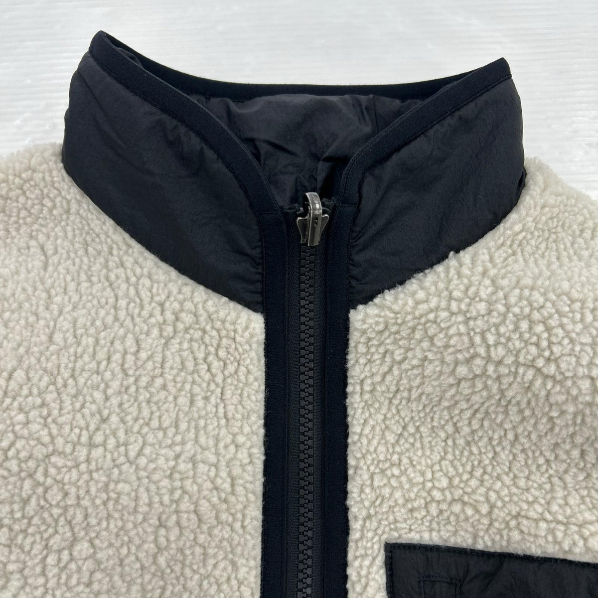 ジャケット リバーシブル エクストリーム パイル フリース ジャケット 白 (M) M