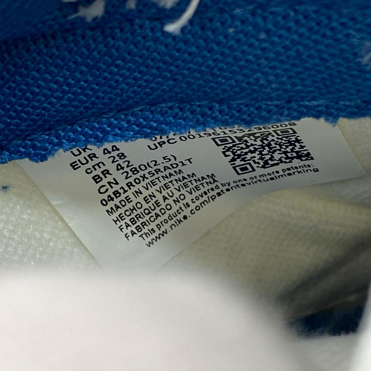 スニーカー DUNK LOW RETRO Industrial Blue 28cm (US10 UK9 1/2 EU46)