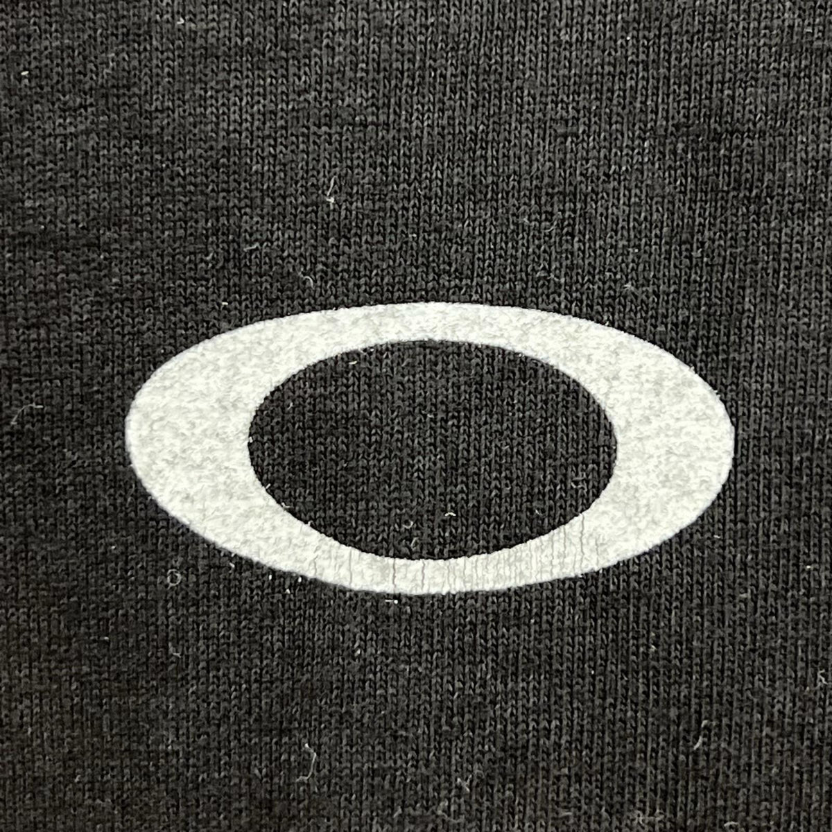 半袖Tシャツ OAKLEY SOFTWARE 90s~ USA製 センターロゴ バックプリントTee XL 黒 ブラック