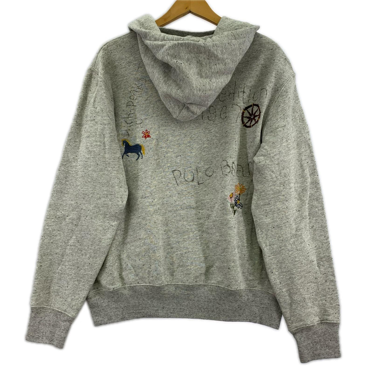 パーカー POLO COUNTRY 復刻 刺繍パーカー グレー (M) M グレー