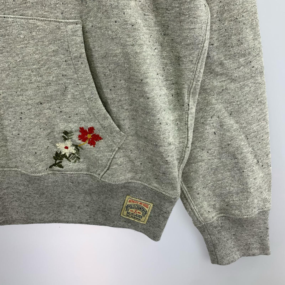 パーカー POLO COUNTRY 復刻 刺繍パーカー グレー (M) M グレー
