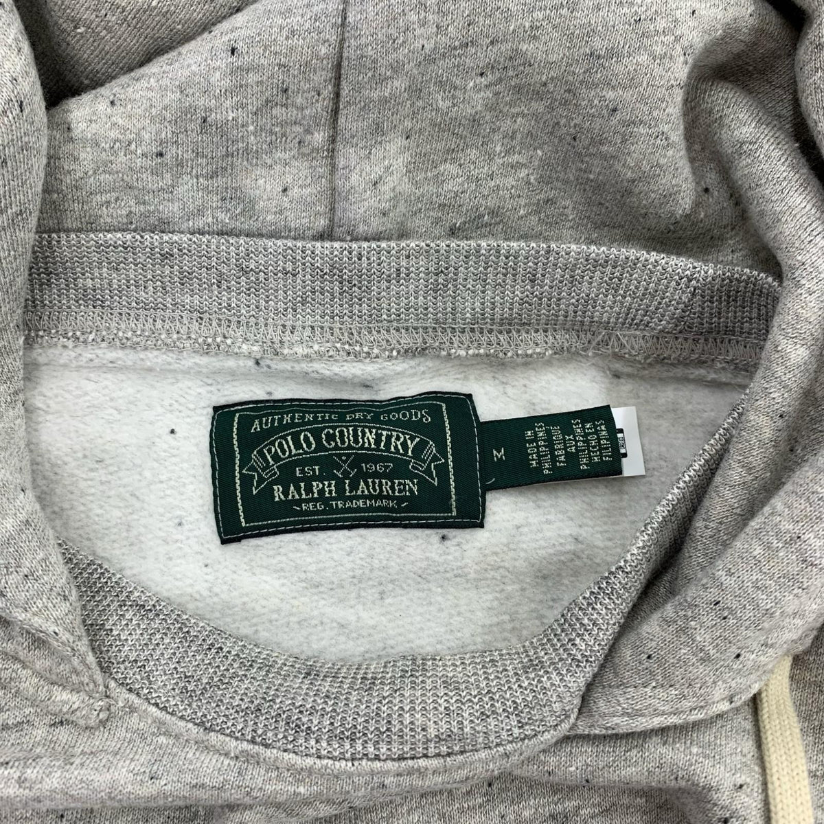 パーカー POLO COUNTRY 復刻 刺繍パーカー グレー (M) M グレー