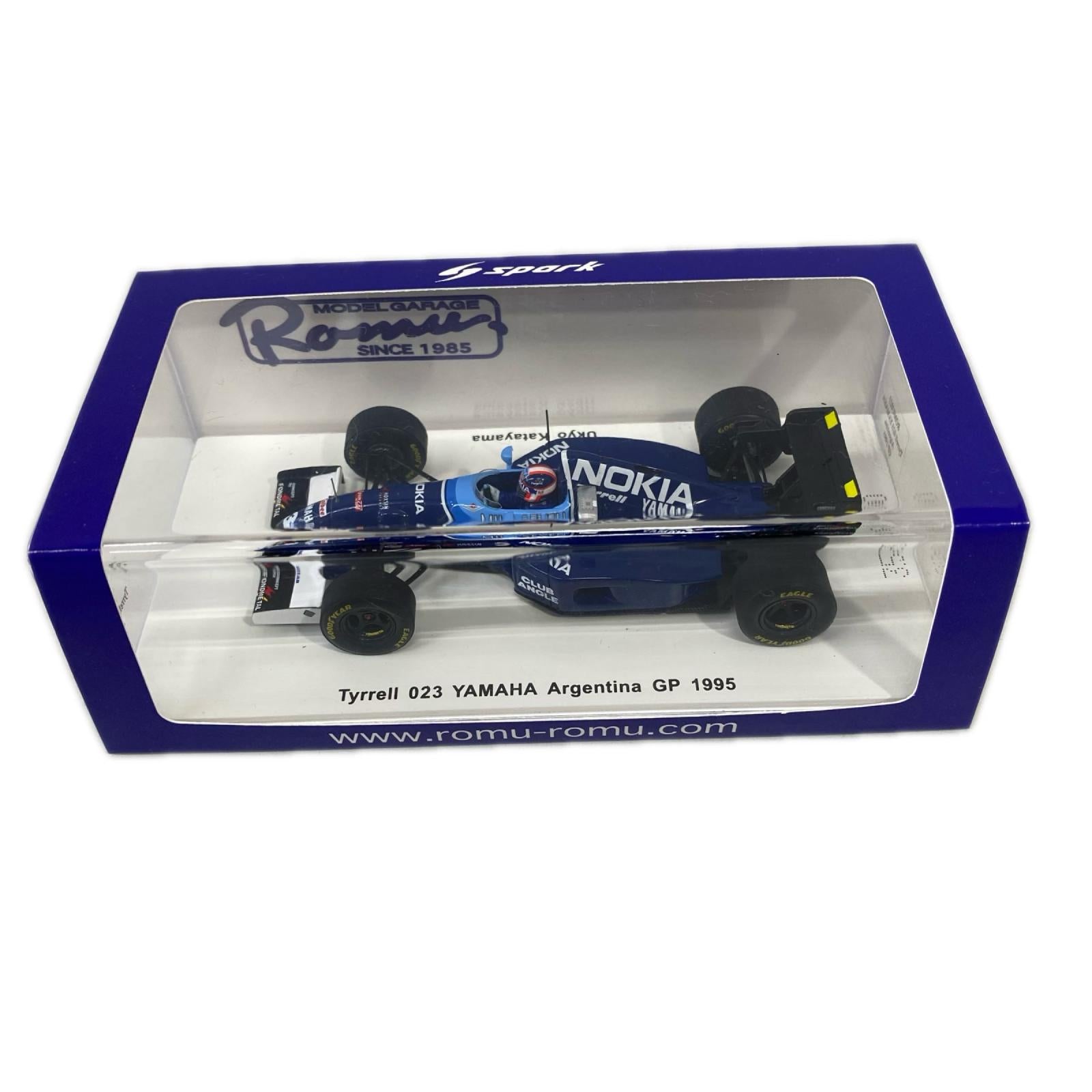 Spark ロム特注 ティレル 023 アルゼンチン GP 1995 片山右京 スケールカー