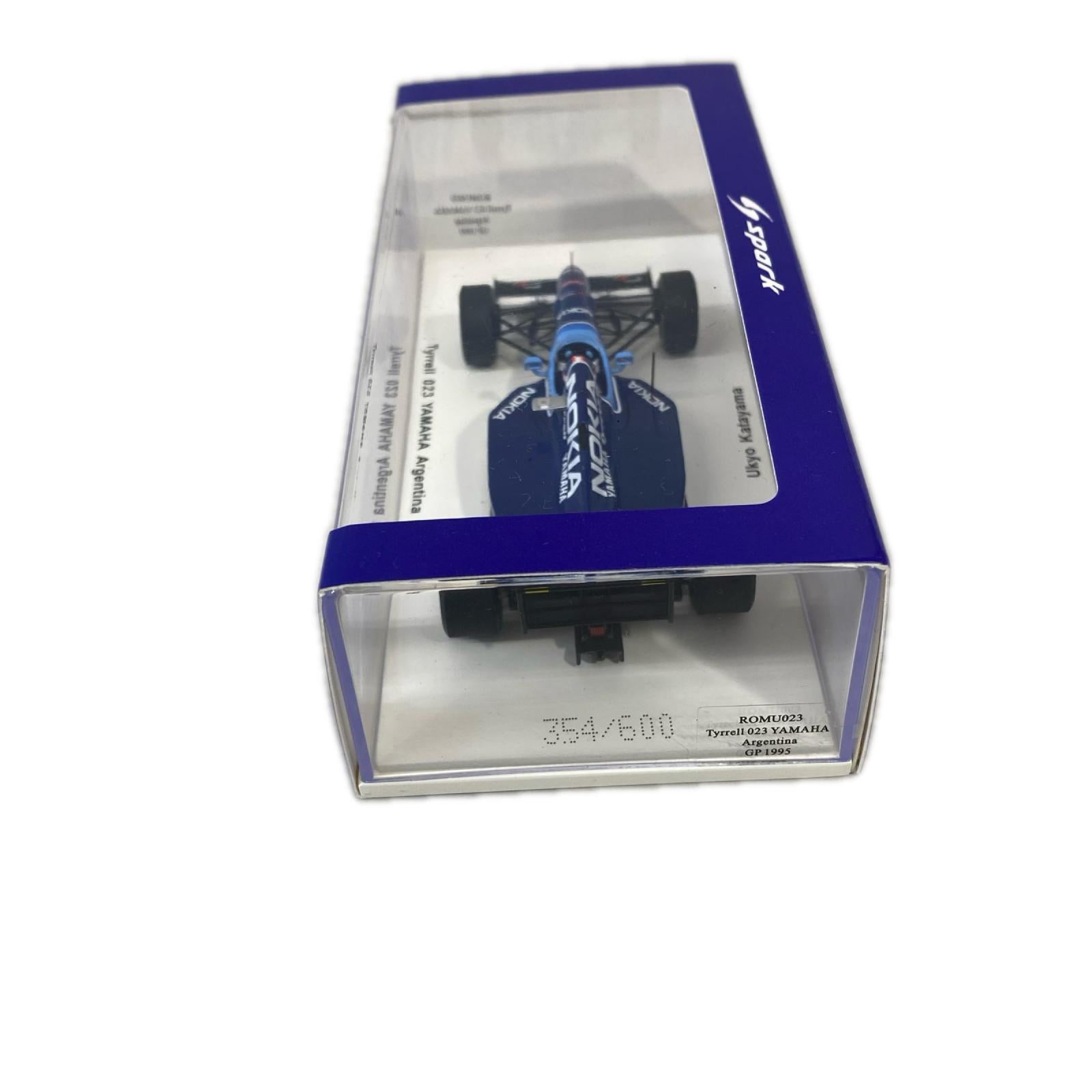 Spark ロム特注 ティレル 023 アルゼンチン GP 1995 片山右京 スケールカー