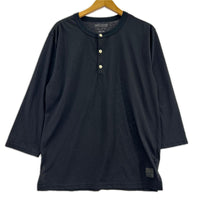 長袖Tシャツ TROPHY CLOTHING ヘンリーネック S ブラック