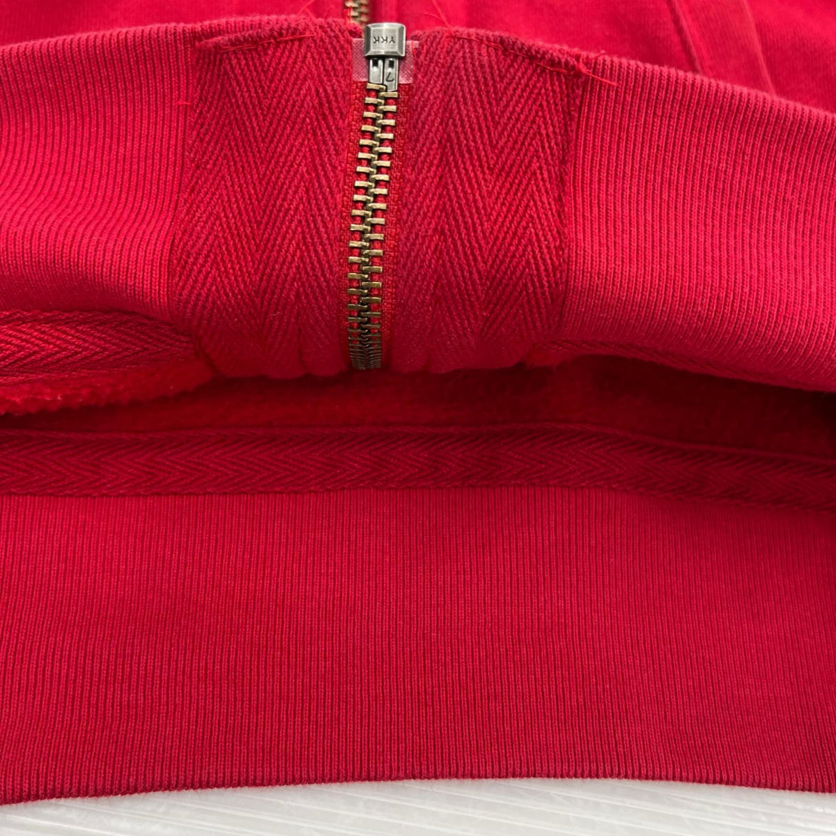 パーカー POLO RALPH LAUREN ジップフーディ 赤 (S) S レッド
