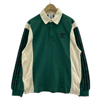 長袖Tシャツ adidas トレフォイルラガーシャツ IU0210 緑 (L) L グリーン
