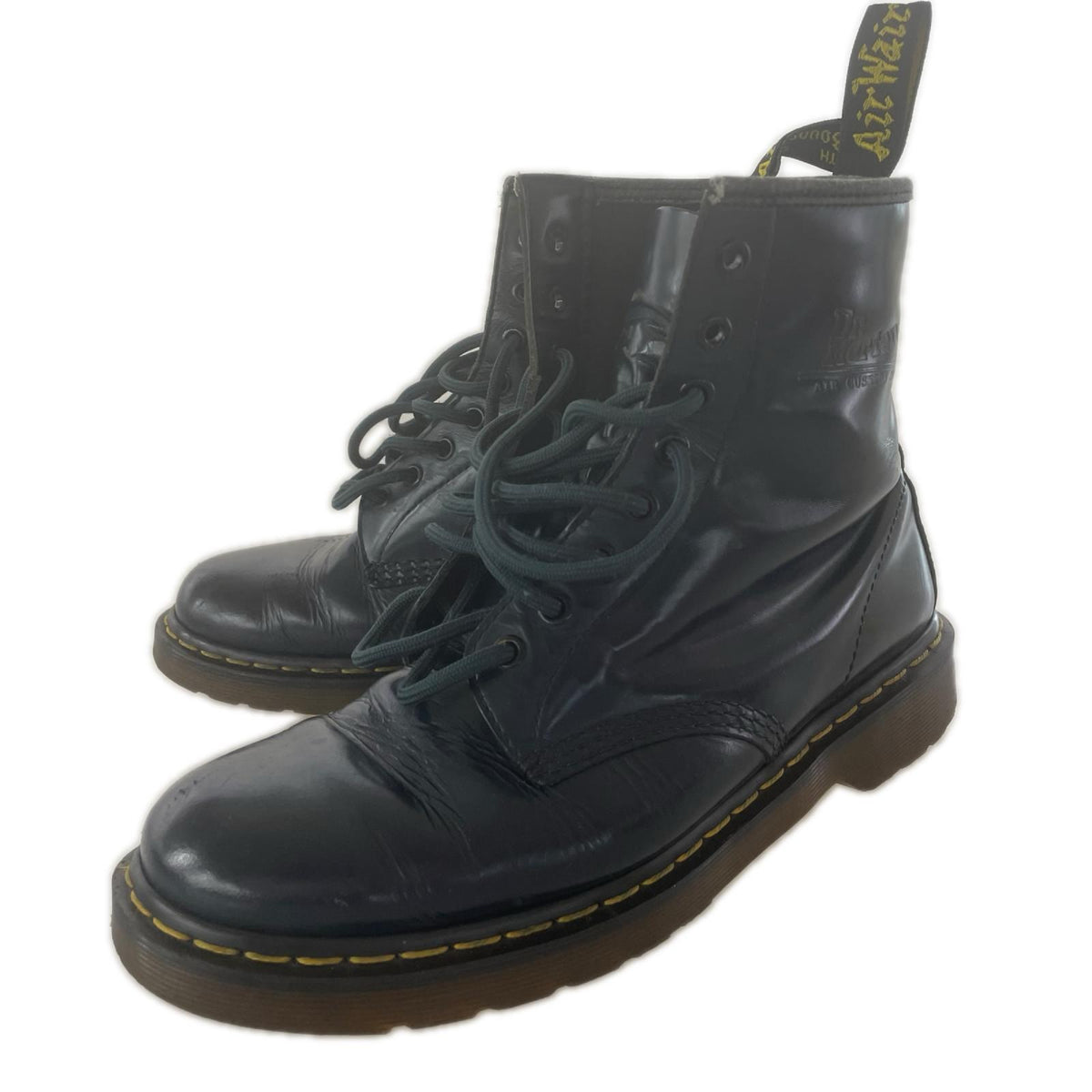 ブーツ Dr.Martens 8ホールブーツ 1460 紺 (UK9) ブラック