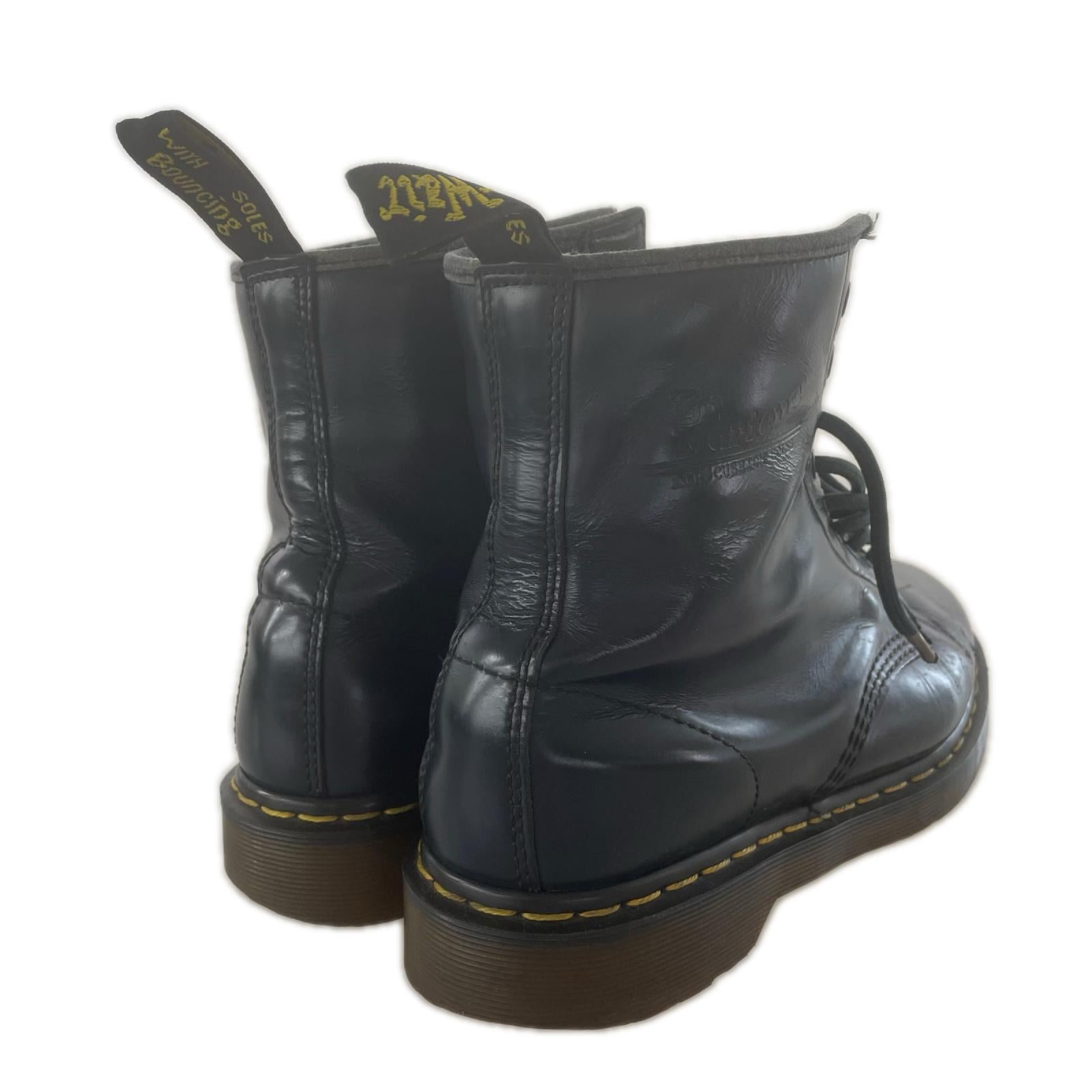 ブーツ Dr.Martens 8ホールブーツ 1460 紺 (UK9) ブラック