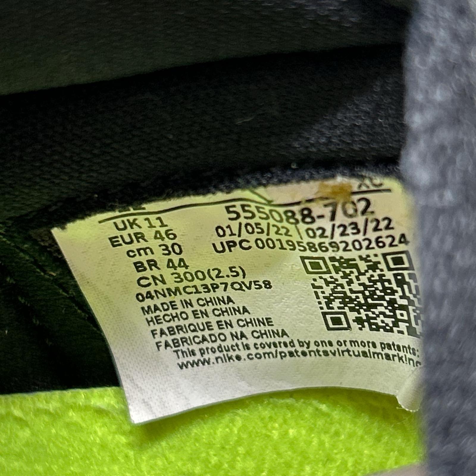 スニーカー AIR JORDAN 1 RETRO HIGH OG VOLT(30.0) 30cm (US12 UK11 1/2 EU50)