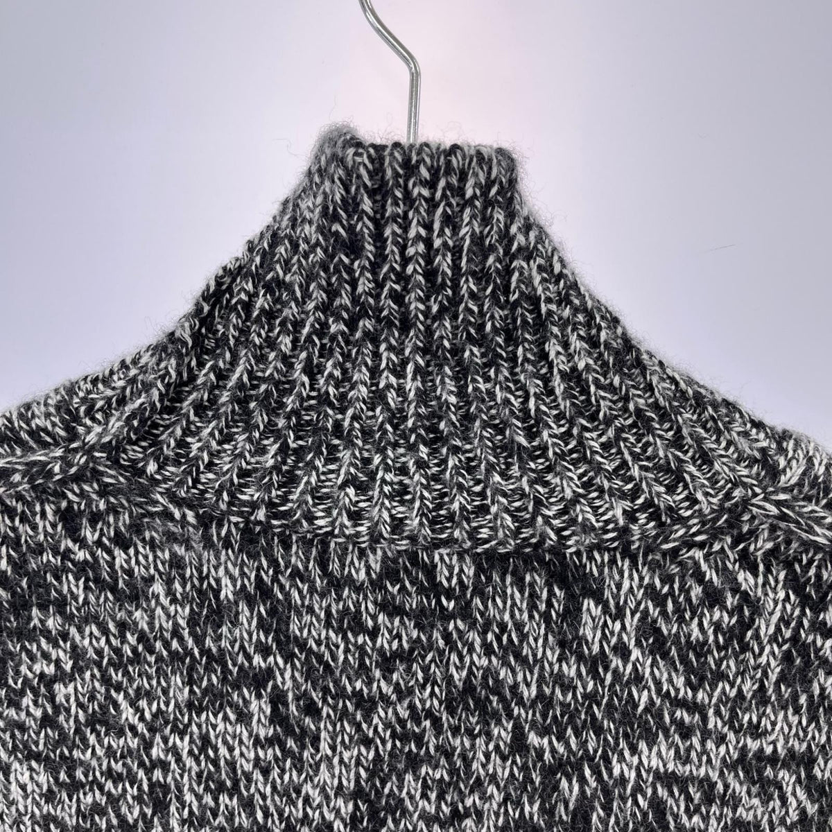 ニット CASHMERE MELANGE KNIT M ブラック