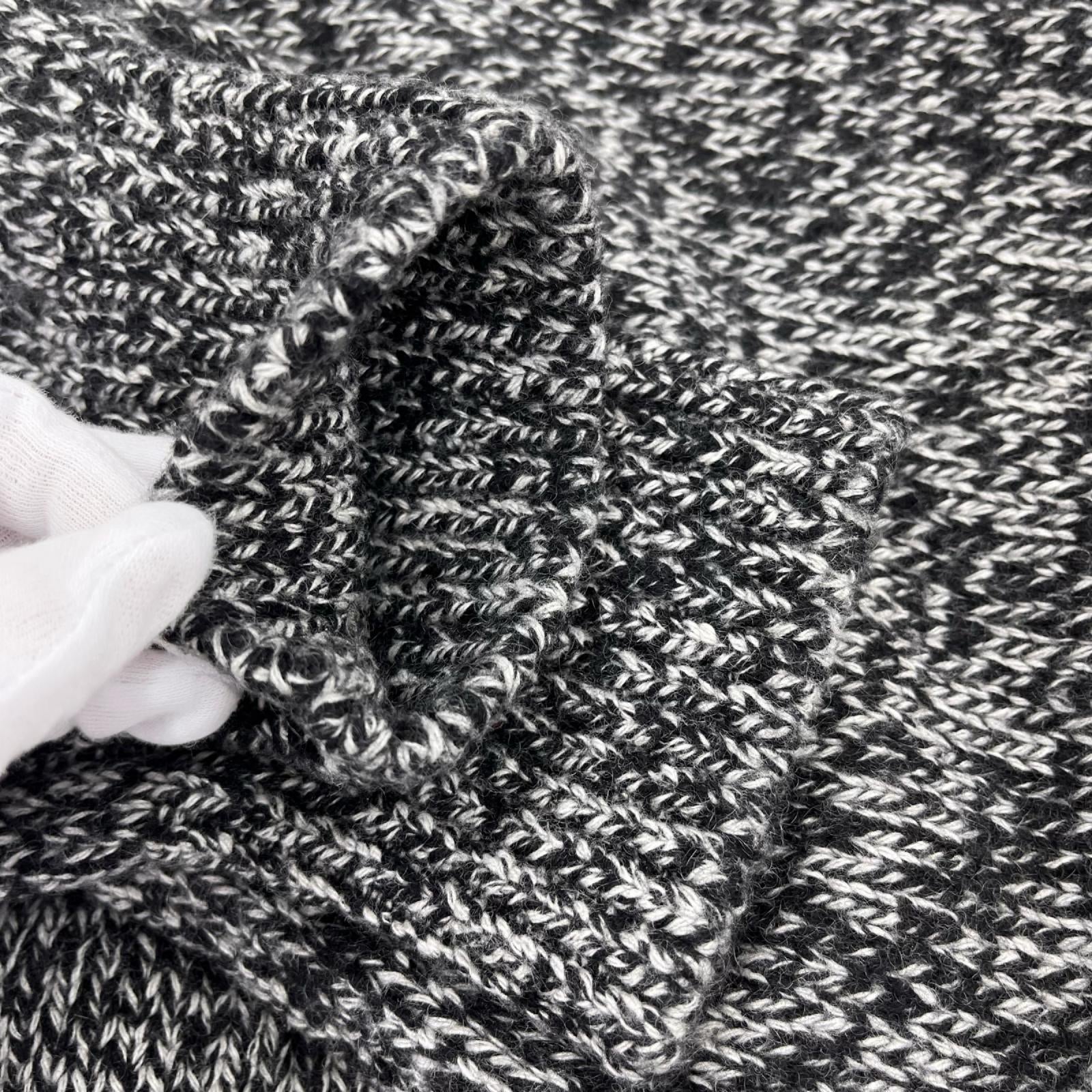 ニット CASHMERE MELANGE KNIT M ブラック