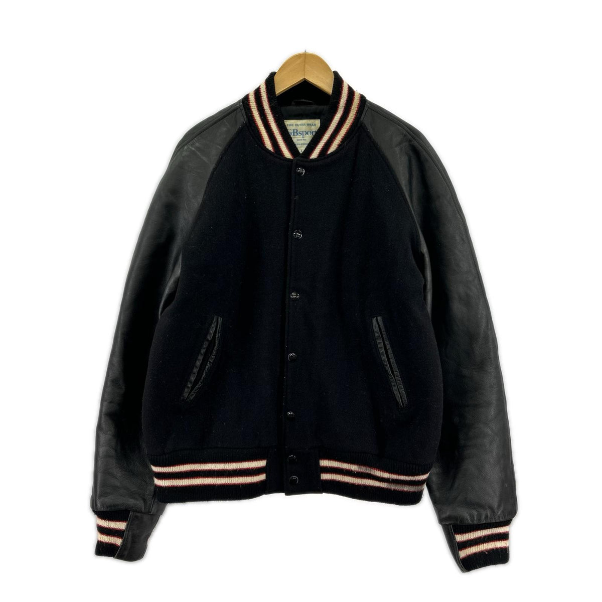 ブルゾン GB SPORTS ブルゾン USA製 黒 L ブラック
