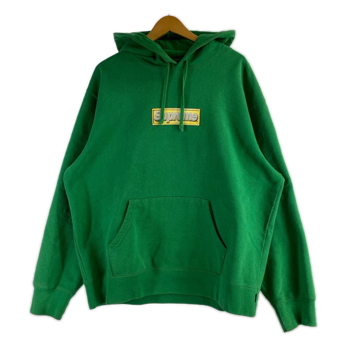 パーカー Bling Box Logo Hooded Sweatshirt M グリーン