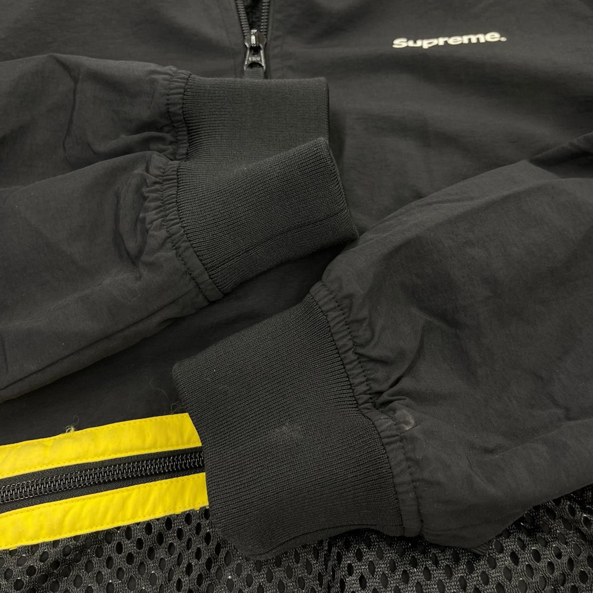 パーカー Supreme 14ss mesh pocket pullover 黒 (M) M ブラック