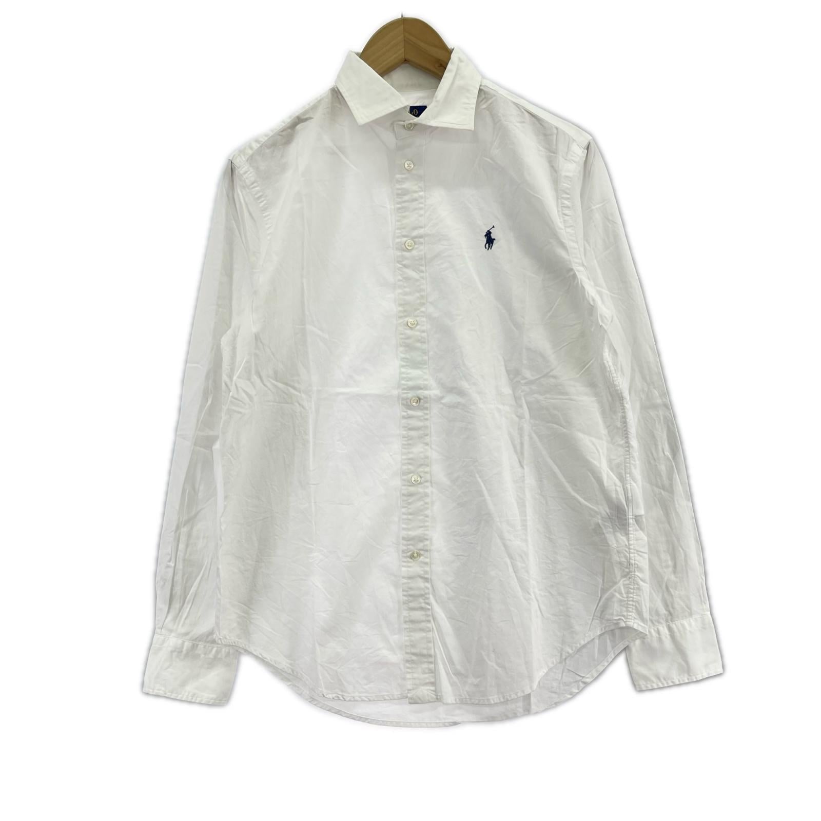 長袖シャツ CottonLSShirt S WHT S ホワイト